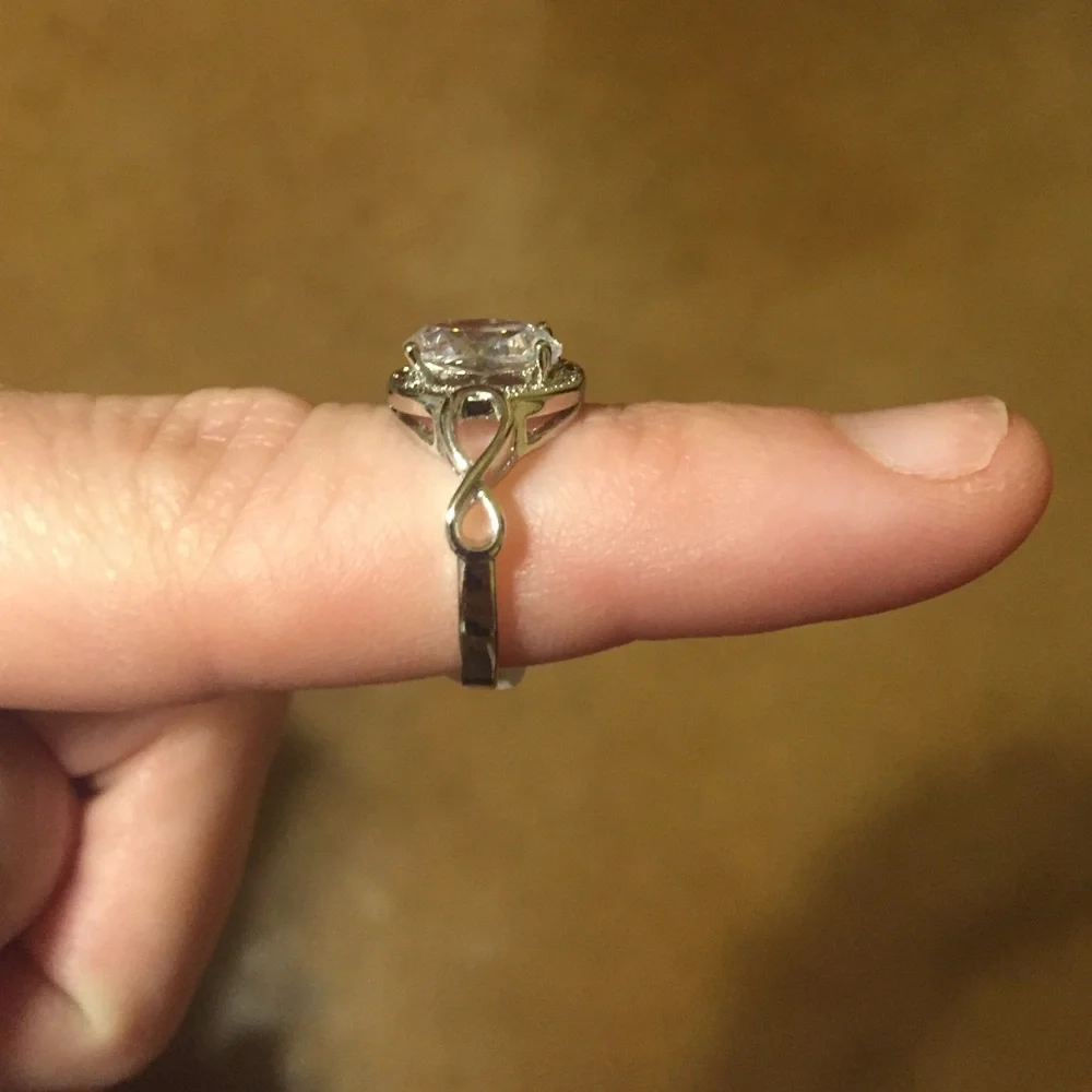 CZ silver ring | offer in description